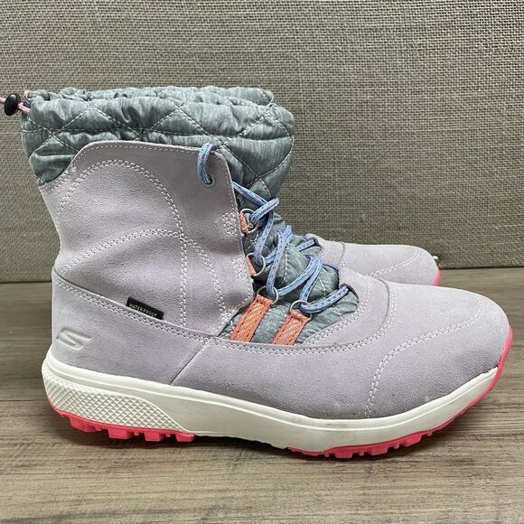 SKECHERS | Air Cooled Goga Mat Comfy Waterproof Winter Boot Womens Size 10 - Picture 3 of 9